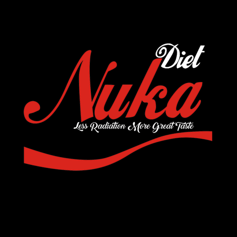 Diet Nuka Cola Drink Black Gamers Fallout Themed
