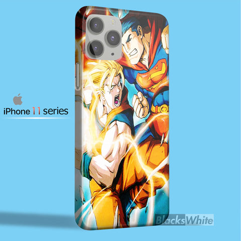 dragonball goku vs superman   iPhone 11 Case