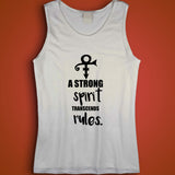 A Strong Spirit Transcends Rules Quote Men'S Tank Top