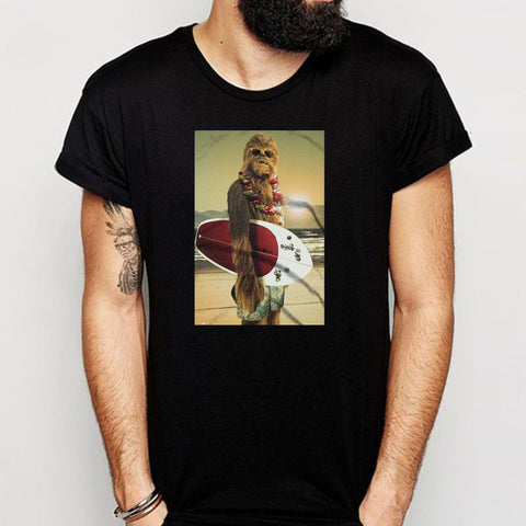 A Surfing Chewbacca Any Lover Of Chunk'S Star Wars Boys Men'S T Shirt
