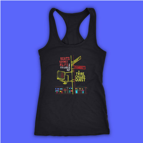 A Tribe Called Quest Beats Rhymes And Life Women'S Tank Top Racerback
