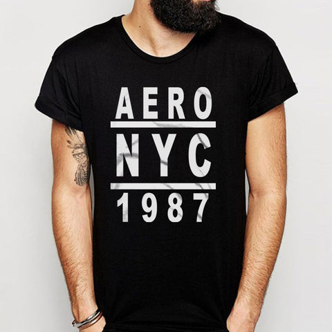 Aero Aeropostale Nyc 1987 Logo Men'S T Shirt