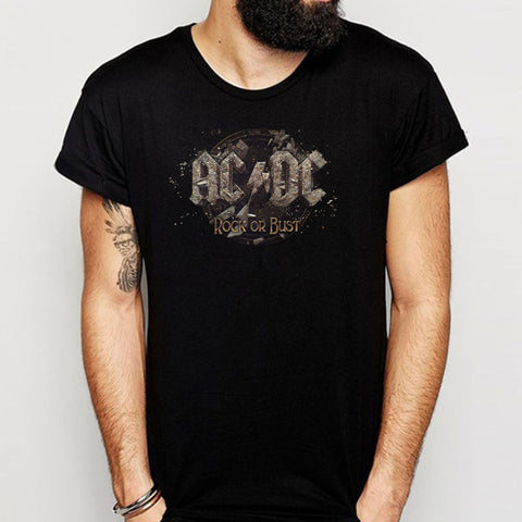 Ac Dc Rock Or Bust Tour Men'S T Shirt