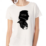 Alan Rickman Shirt Grey Or White Unisex Women'S T Shirt