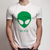 Alien Believe 90S Ufo Martian Men'S T Shirt