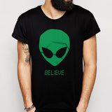 Alien Believe 90S Ufo Martian Men'S T Shirt