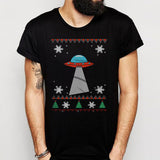 Alien Ufo Flying Men'S T Shirt