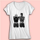 Andy Warhol Vs Jean Women'S V Neck