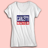 As Seen In The Wire Carcetti For Mayor The Shield Csi Cult Women'S V Neck