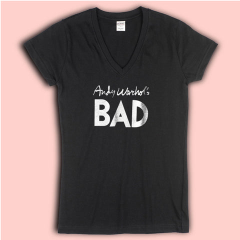 As Worn By Debbie Harry Andy Warhols Bad Women'S V Neck
