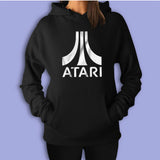 Atari Video Game Retro Logo Women'S Hoodie