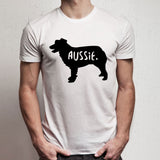 Australian Shepherd Dog Puppy Doggy Aussie Men'S T Shirt