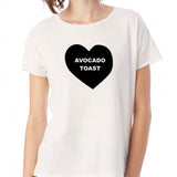 Avocado Toast Heart Women'S T Shirt