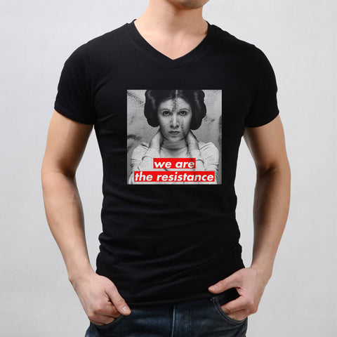 Badass Princess Leia We Are The Resistance Men'S V Neck