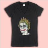 Banksy Joker Queen Women'S V Neck