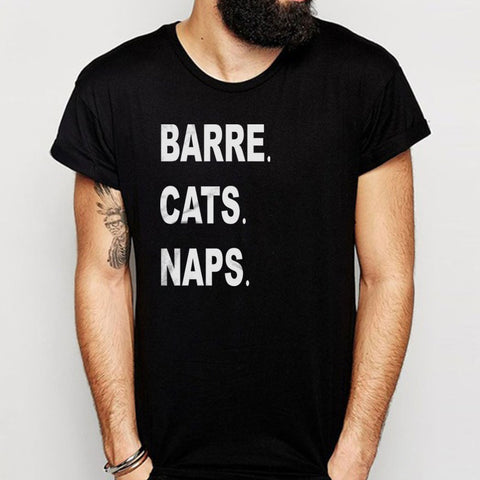 Barre Cats Naps Flowy Savasana Men'S T Shirt