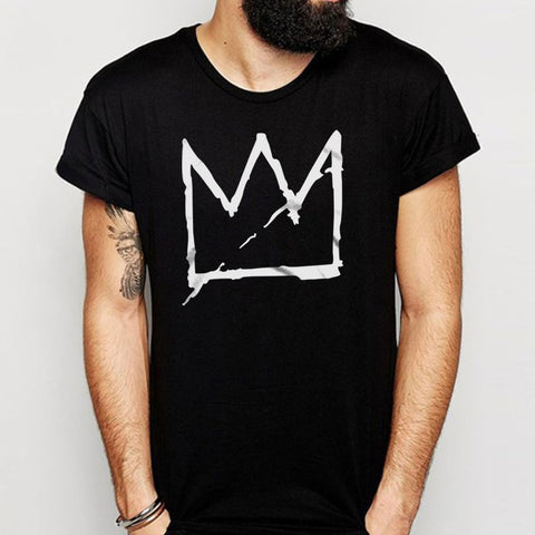 Basquiat Crown Jean Michel Basquiat Graffiti Street Art Andy Warhol Aesthetic Streetwear Tumblr Men'S T Shirt