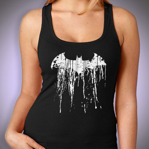 Batman Grafity Logo Women'S Tank Top