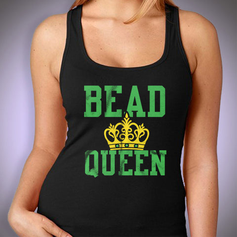Bead Queen Mardi Gras Running Hiking Gym Sport Runner Yoga Funny Thanksgiving Christmas Funny Quotes Women'S Tank Top