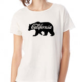 Bear California Republic State Women'S T Shirt
