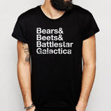 Bears Beets Battlestar Galactica Crewneck Men'S T Shirt