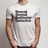 Bears Beets Battlestar Galactica Crewneck Men'S T Shirt