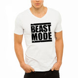 Beast Mode Fitness Workout Men'S V Neck