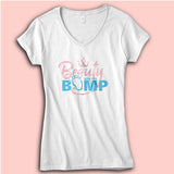 Beauty And The Bump Logo Women'S V Neck