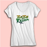 Bebe Rexha Logo Women'S V Neck