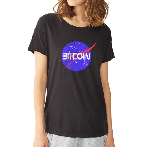 Bitcoin Nasa Women'S T Shirt