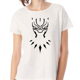 Black Panther Mask Graphic Women'S V Neck T Shirt Women'S T Shirt