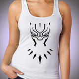 Black Panther Mask Graphic Women'S V Neck T Shirt Women'S Tank Top