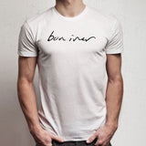 Bon Iver Logo Men'S T Shirt