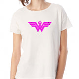 Breast Cancer Ribbon Wings Wonder Women'S T Shirt