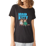 Broad Kitty On American Women'S T Shirt