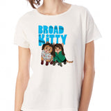 Broad Kitty On American Women'S T Shirt