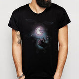 Courage The Cowardly Dog On The Moon Men'S T Shirt