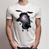Courage The Cowardly Dog On The Moon Men'S T Shirt