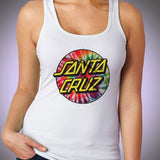 California Santa Cruz Distressed Logo Tee Cool Women'S Tank Top