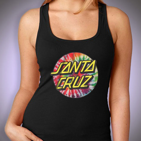 California Santa Cruz Distressed Logo Tee Cool Women'S Tank Top