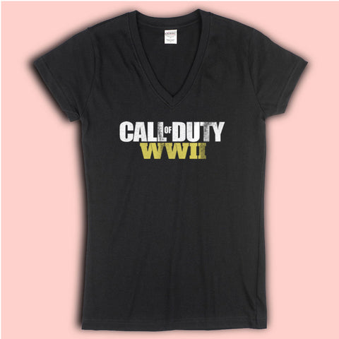 Call Of Duty Ww2 Women'S V Neck
