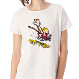 Calvin And Hobbes Women'S T Shirt