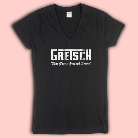 Camiseta Gretsch Guitars Women'S V Neck