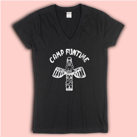 Camp Funtime Women'S V Neck