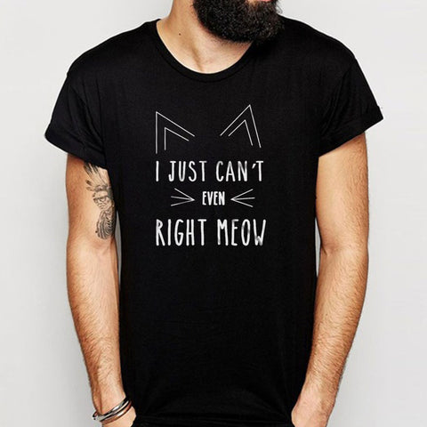 Cat Hipster Toddler Cant Even Right Meow Modern Toddler Hipster Men'S T Shirt