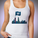 Chicago Cubs Baseball Flying The W Women'S Tank Top