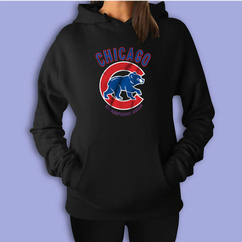 Chicago Cubs Champions 2016 Women'S Hoodie