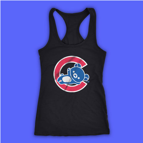 Chicago Cubs Old Logo Women'S Tank Top Racerback