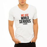 Chicago Cubs Playoffs We Are World Serious Men'S V Neck