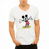 Classic Mickey Mouse Disney Men'S V Neck